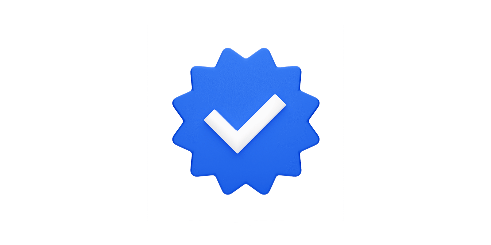 Welcome badge icon – confirmation of successful newsletter subscription