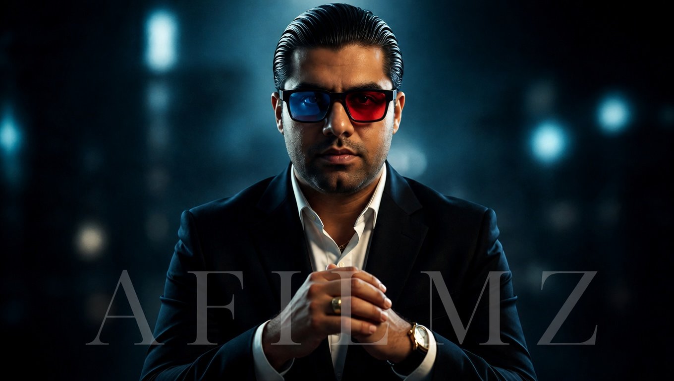 Cinematic entrepreneur video thumbnail showing Wersin Aziz in a dark studio representing longform and shortform content strategy