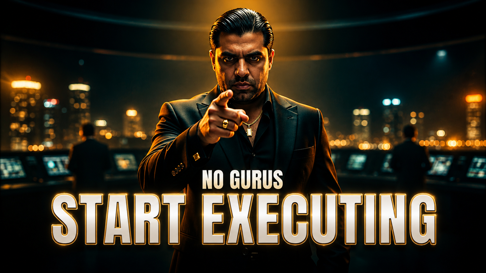 Entrepreneur rejecting gurus and focusing on execution, systems, and real results in business