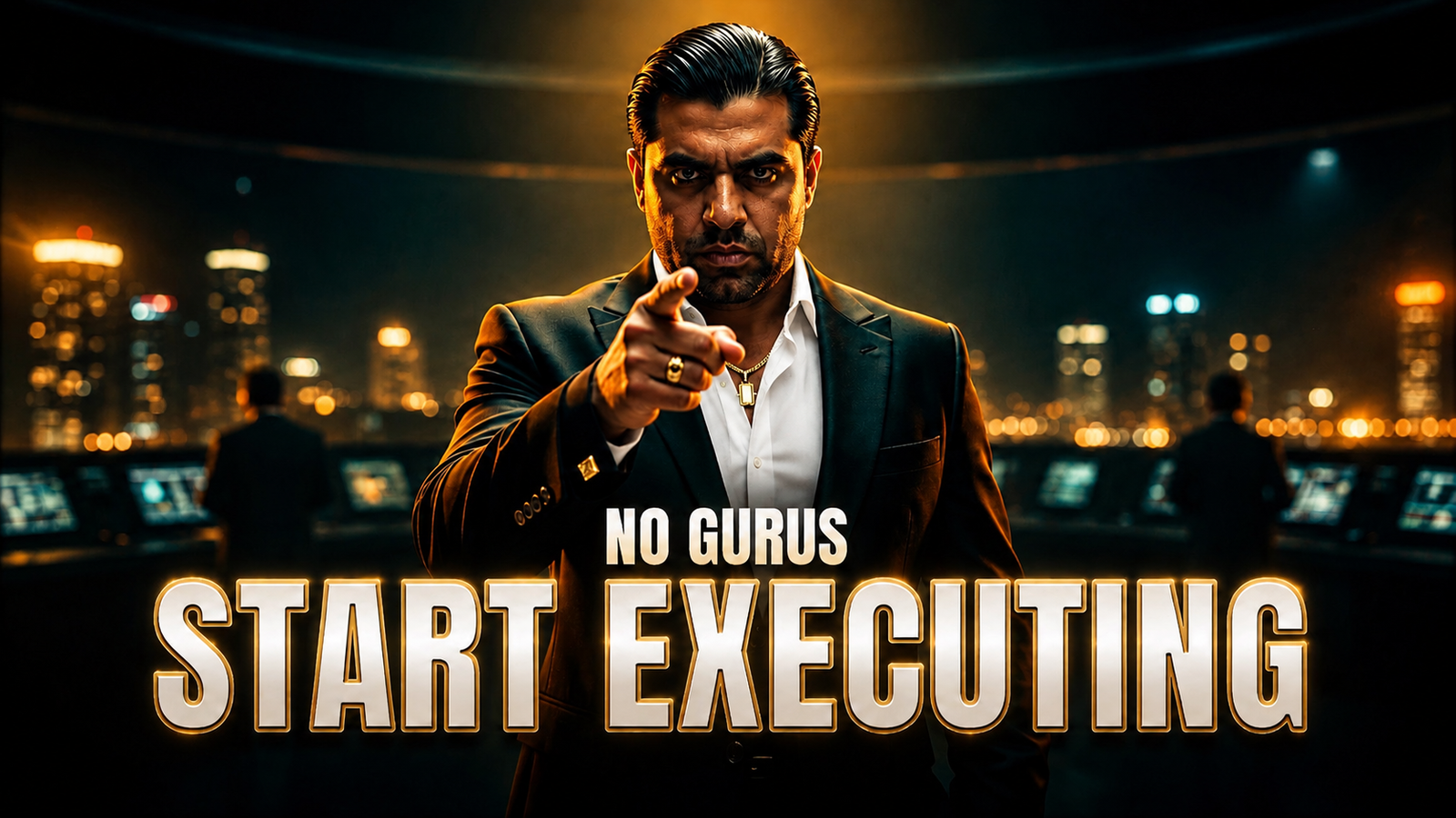 Entrepreneur rejecting gurus and focusing on execution, systems, and real results in business