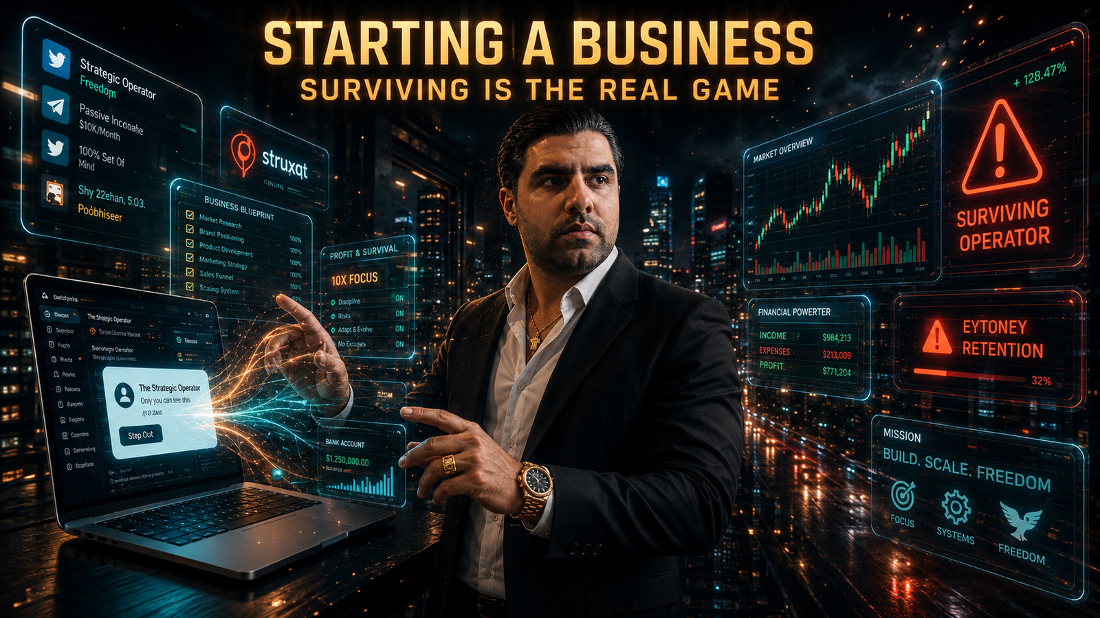 Wersin Aziz as a strategic operator building the systems required for business survival